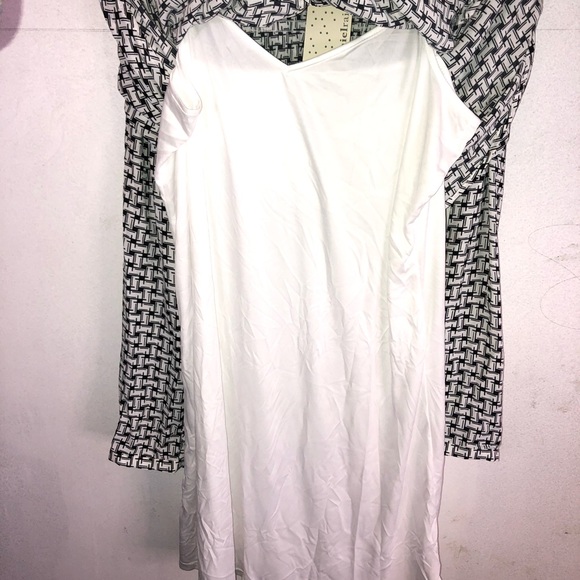 NWT Daniel Rainn shirt dress Sz L - Picture 7 of 7